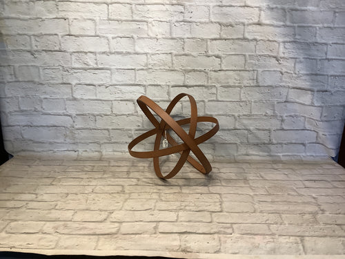 K 10” Aged metal orb