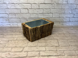 K wood vase