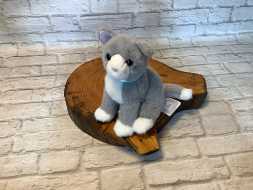 K Grey Cat Stuffie