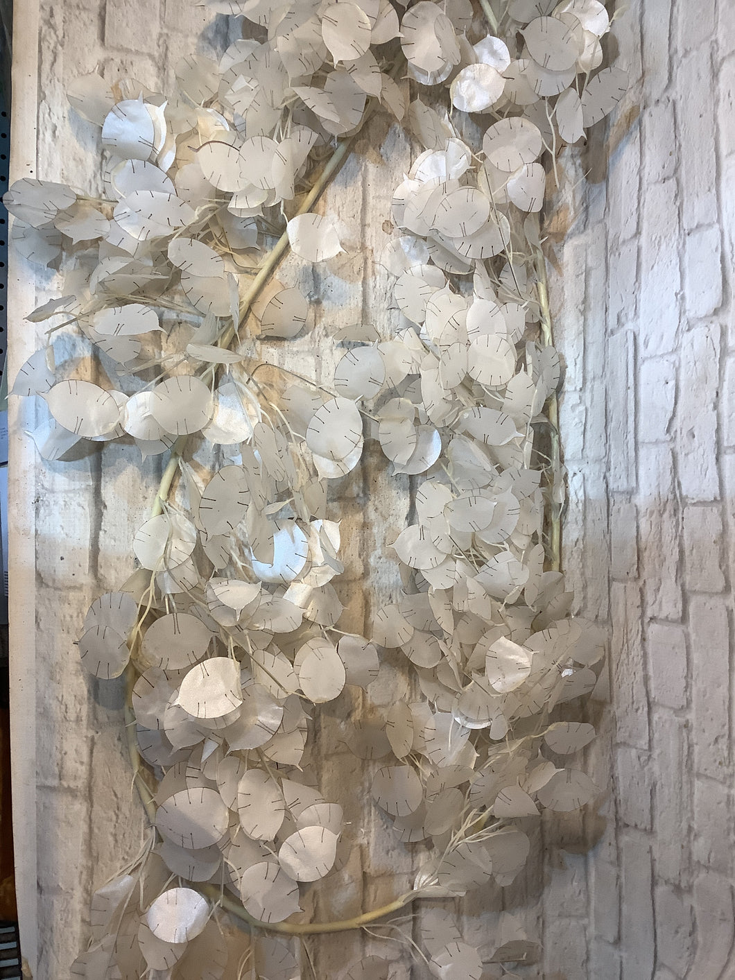 K silver dollar garland