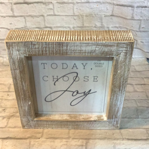 K Choose Joy or Better Sign