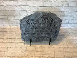 K angel’s arms garden stone