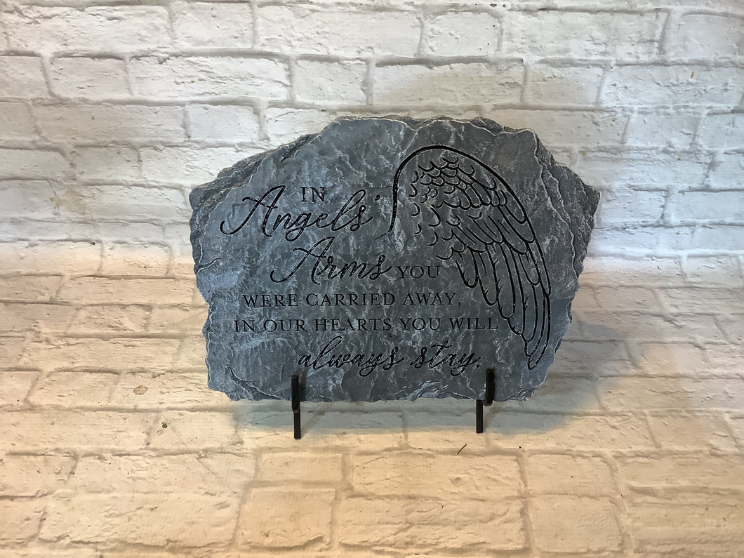 K angel’s arms garden stone