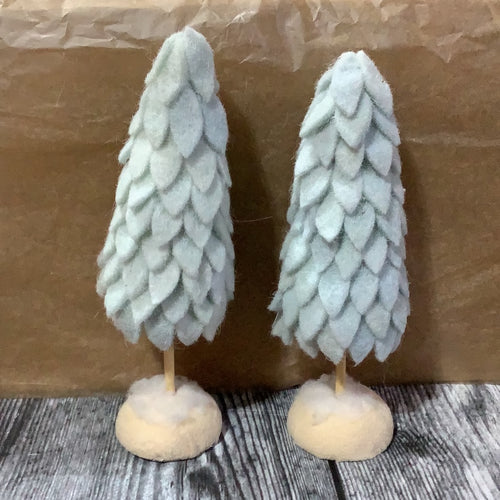 K Felt Layered Tree-Light Gray