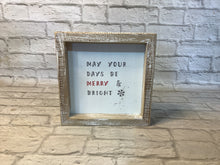 K Christmas sign