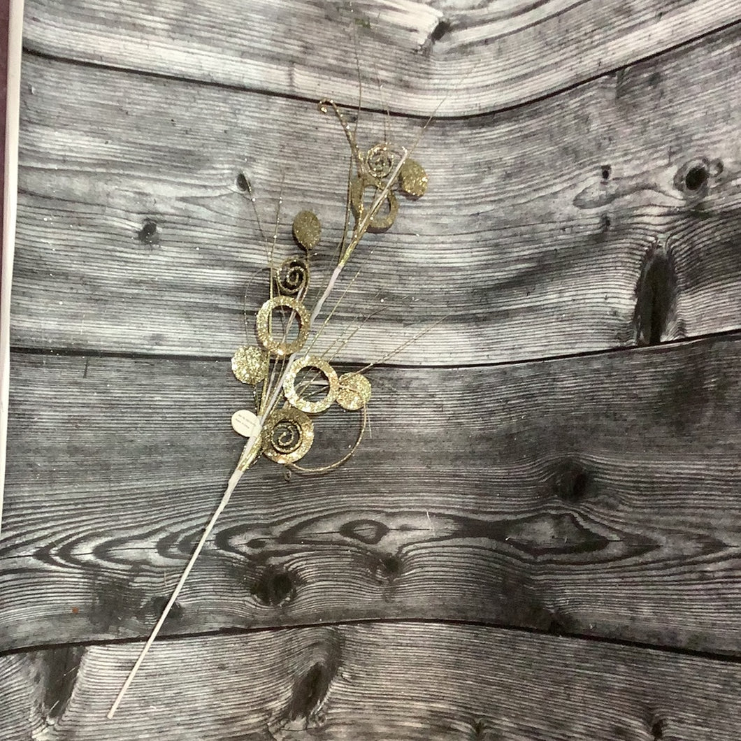 K Gold Glitter Circle Spray