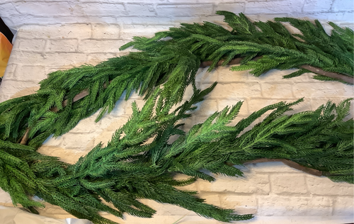 K 6” fir pine garland
