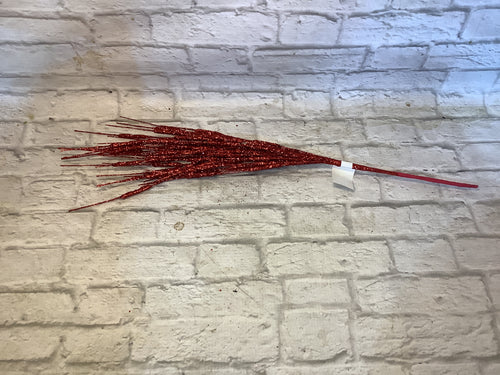 K glitter spray red