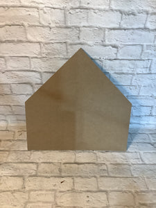 K home plate blank