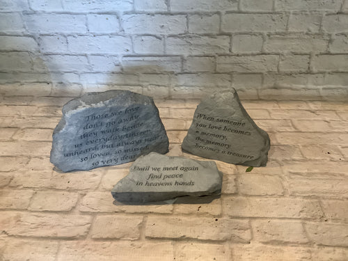 Small memorial stone