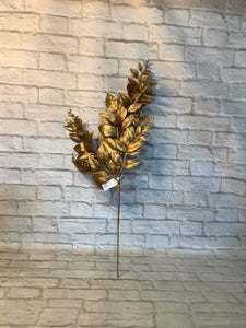 K Gold color Faux leaves