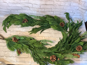 K 5’ mix cypress pine garland