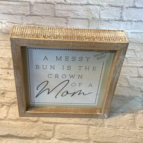 K Messy Bun or Mom Nickname