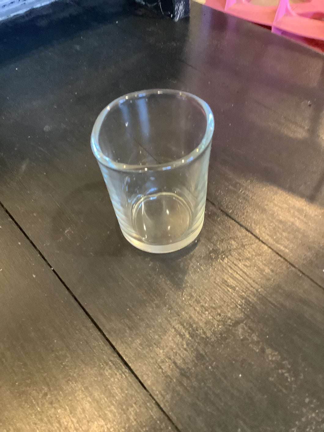 K glass candle jar
