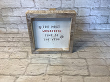 K Christmas sign