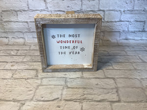 K Christmas sign