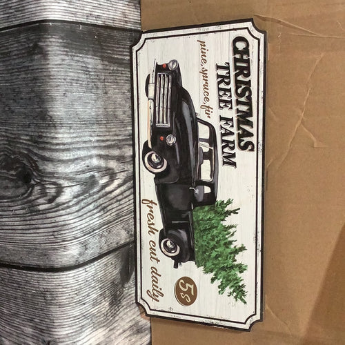 K Christmas Tree Farm Sign