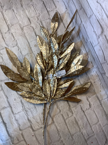K glitter bay leaf champagne