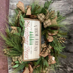 K DIY Christmas Tree Wreath