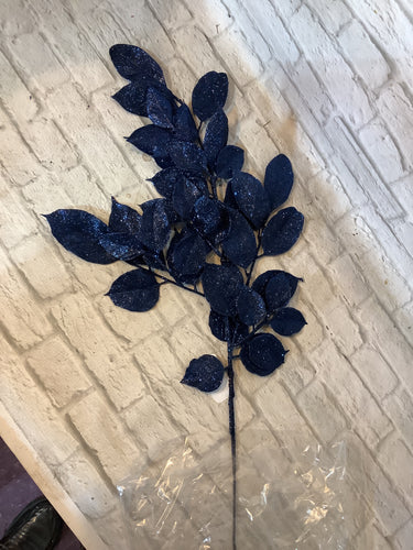 K glitter spray navy