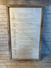 K Double Sided Mom Sign