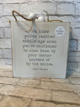 K Double Sided Going Out Hanging Sign