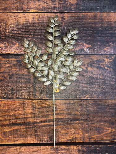 K Glitter Stem-Silver