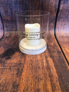 K Loving Memory Candle