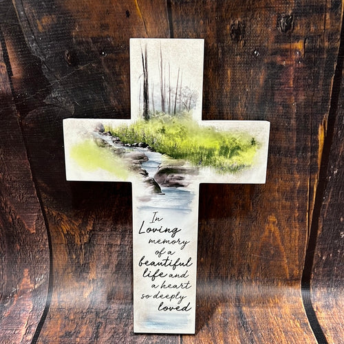 K In Loving Memory Wall Cross