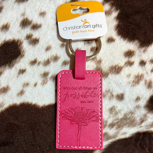 K All Things Possible Key Chain