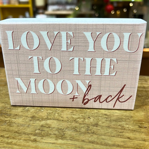 K love you to the moon and back
