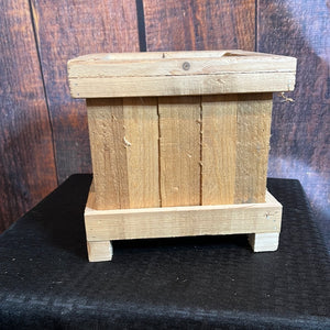 K Small Rectangle Wood Planter