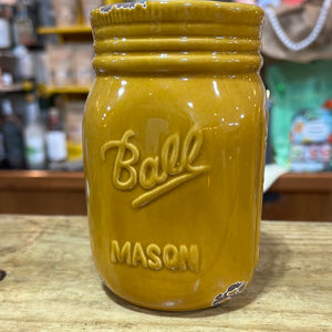 K Yellow Ball Jar Container