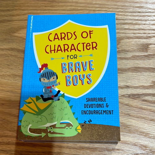 K Cards of Character for Brave Boys Book