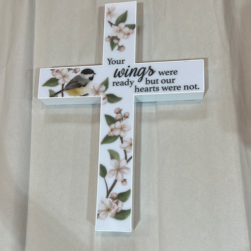 K Solar Cross Stake-Your wings