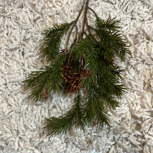 K Angel Pine with Cone Spray