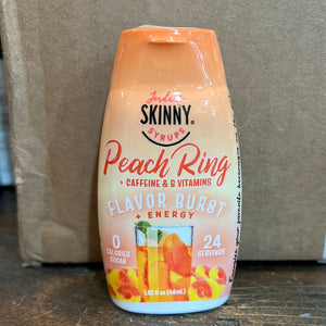 K Peach Ring Flavor Burst + Energy Skinny Syrup