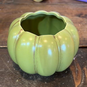 K Green Round Pumpkin 3.25”