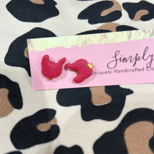 RG chicken earrings