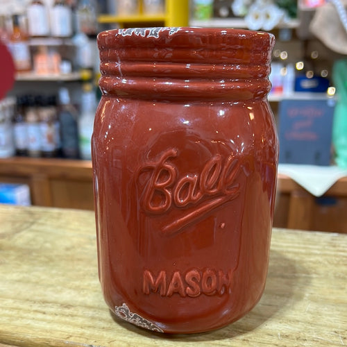 K Orange Ball Jar Container