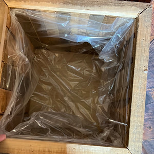 K Large Rectangle Wood Planter
