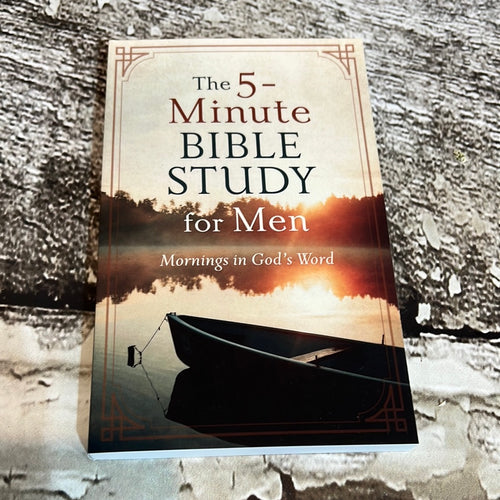 K 5-Minute Bible Study For Men Book