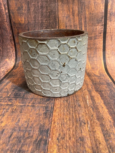 K Honeycomb Gray Pot