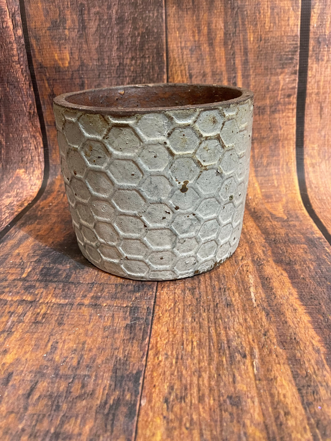 K Honeycomb Gray Pot