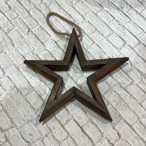 K Hangin Wooden Star 14”