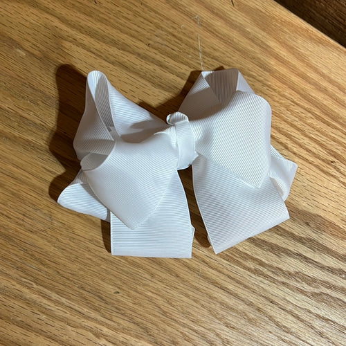 RG White hairbow