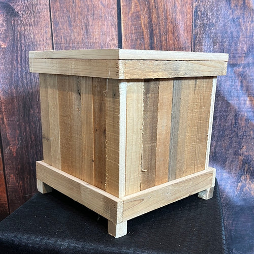 K Medium Rectangle Wood Planter
