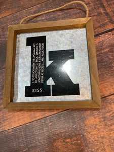 K Kiss Definition Sign