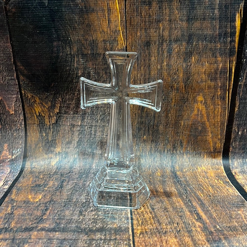 K Glass Cross 9”