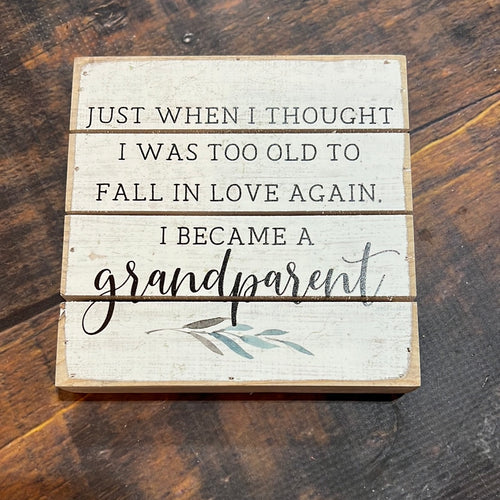 K Grandparent Sign